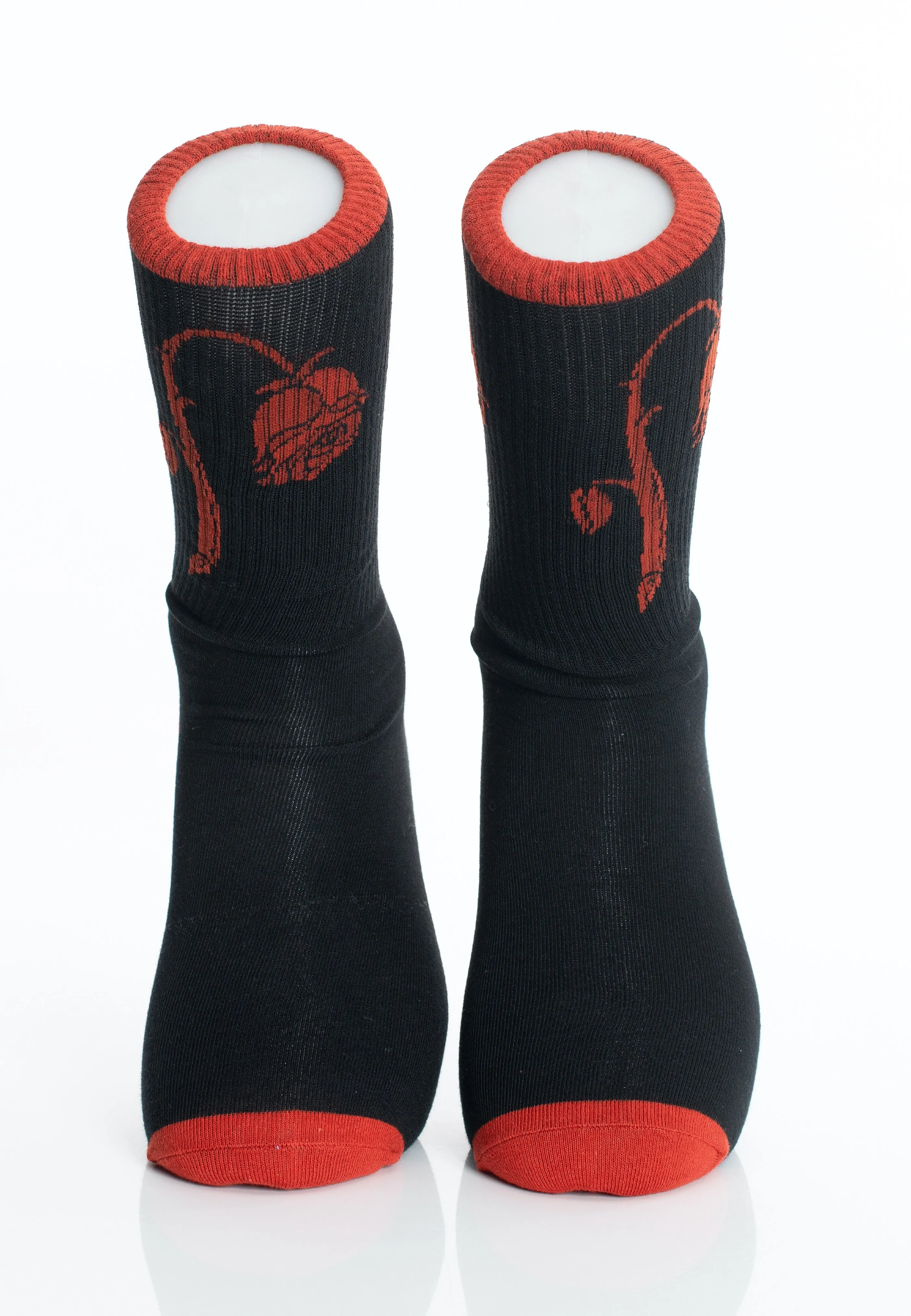 Foxblood - Foxblood Weeping Rose Black/Red - Socks