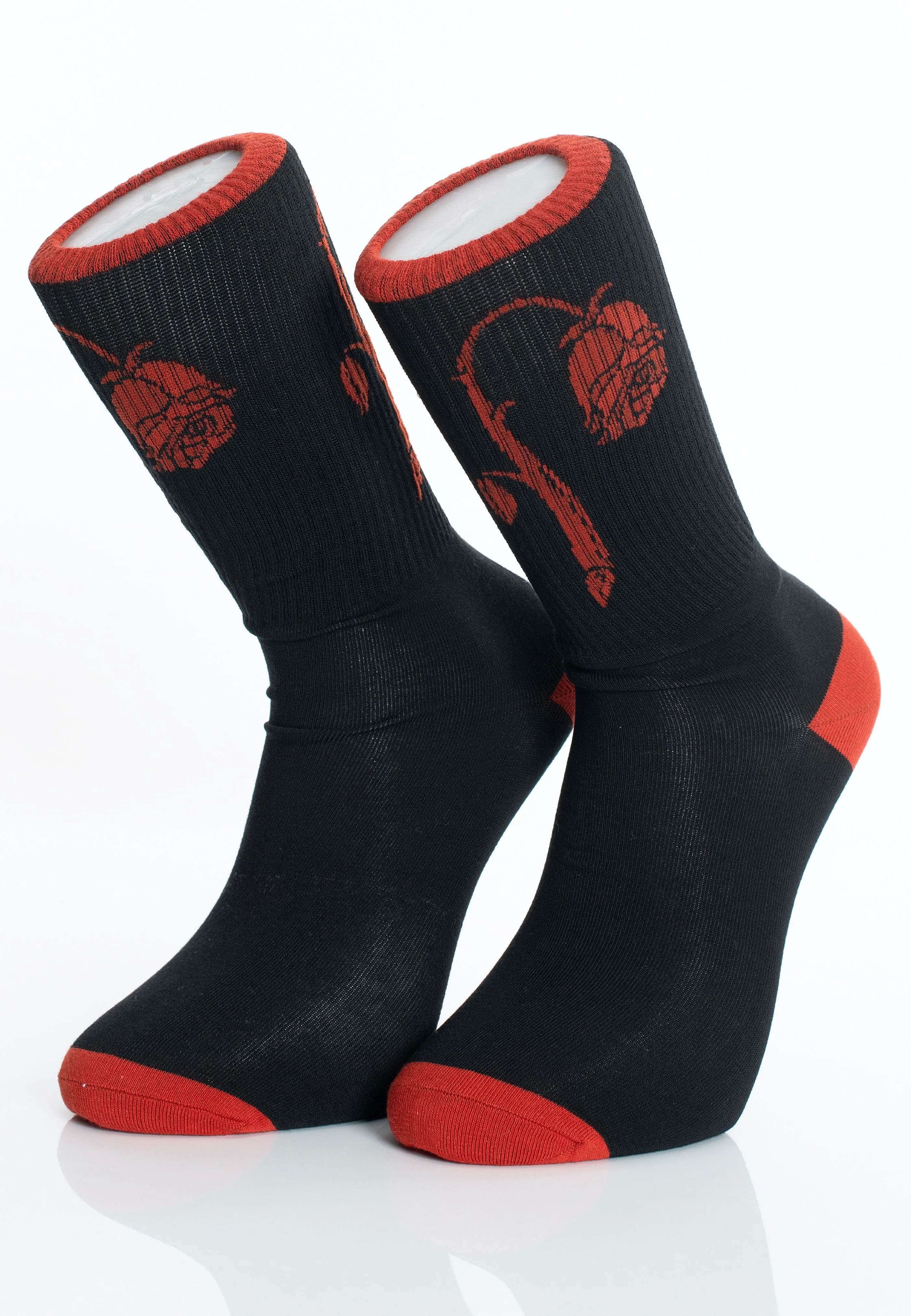 Foxblood - Foxblood Weeping Rose Black/Red - Socks