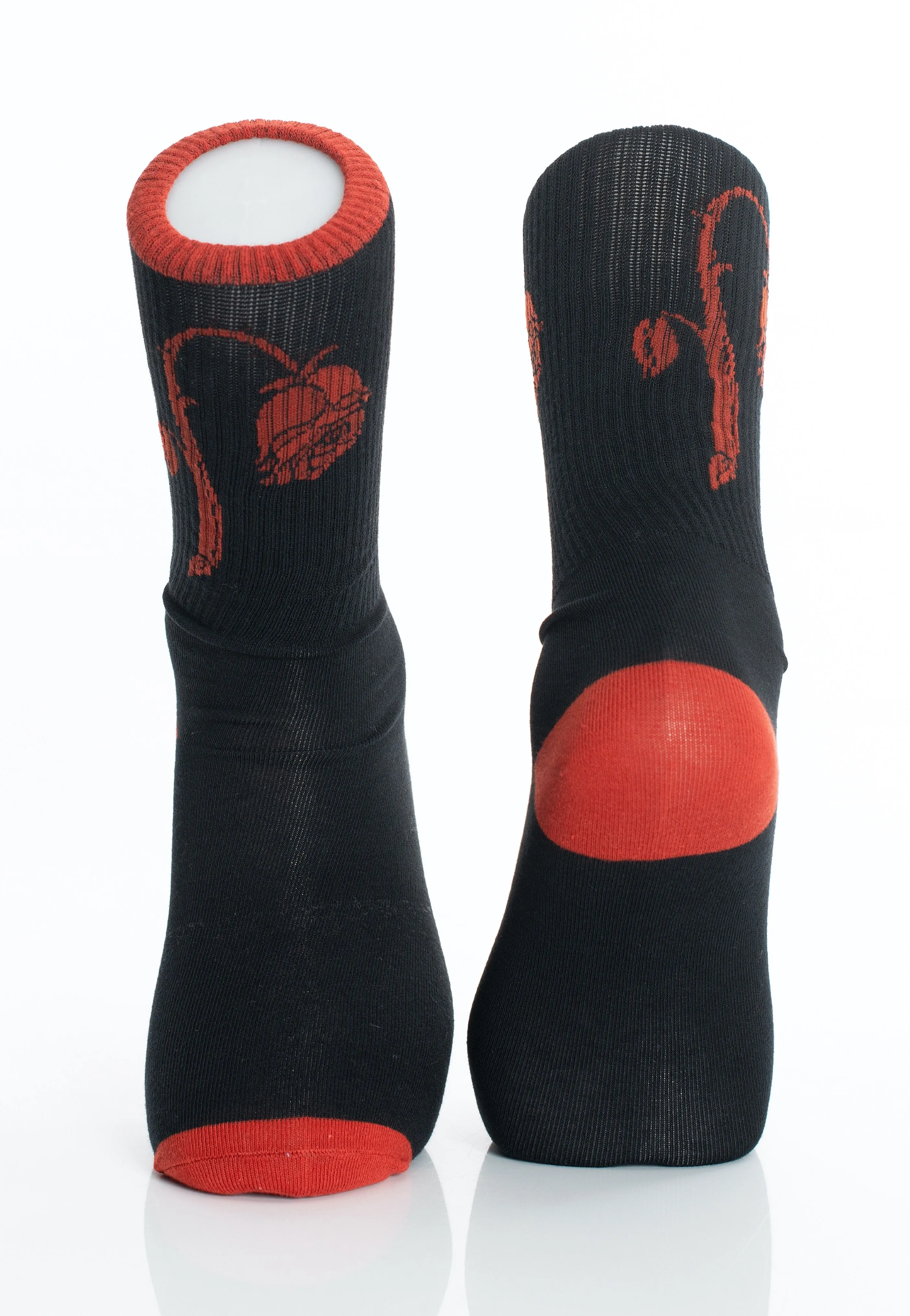 Foxblood - Foxblood Weeping Rose Black/Red - Socks