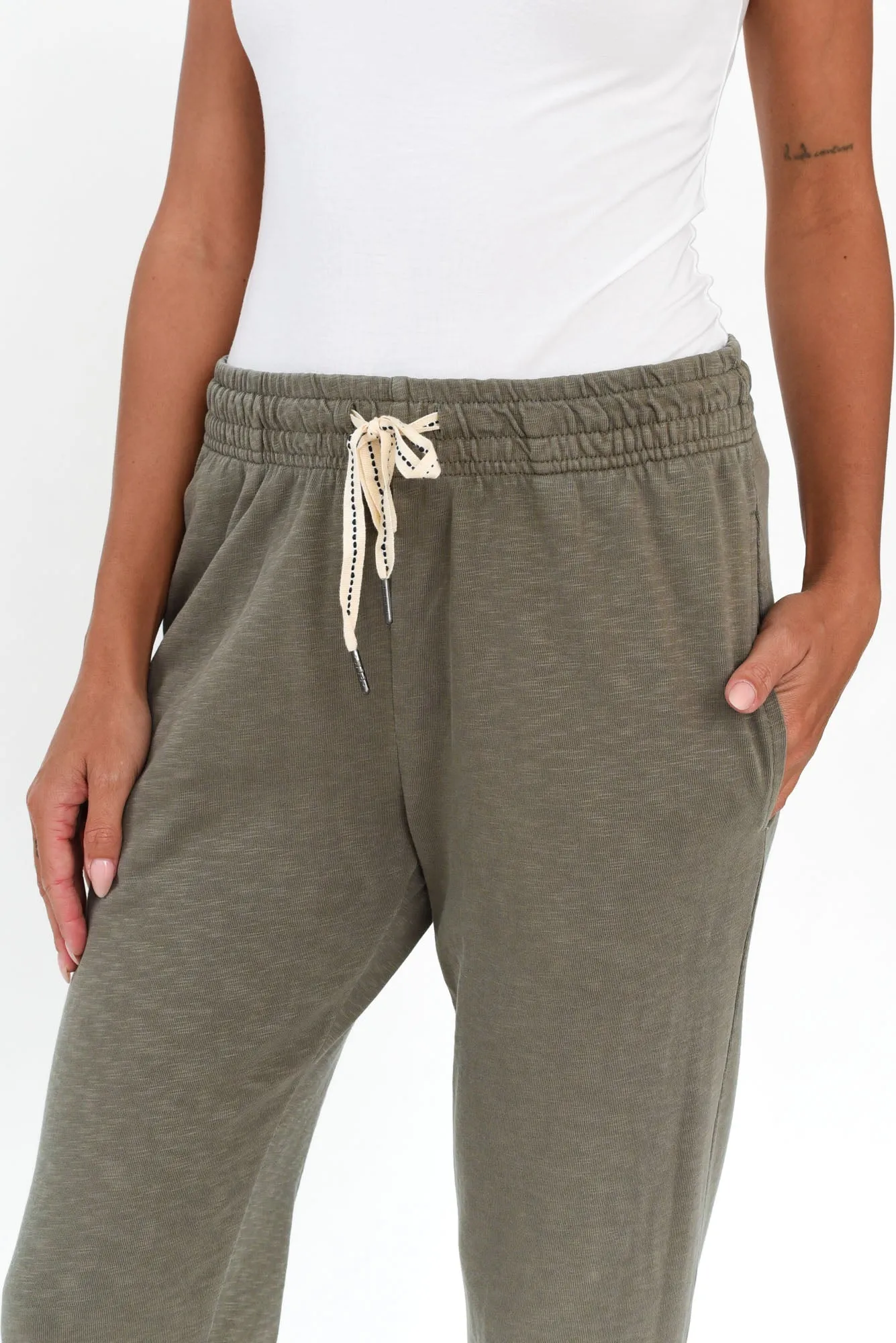 Fundamental Brunch Khaki Cotton Pants