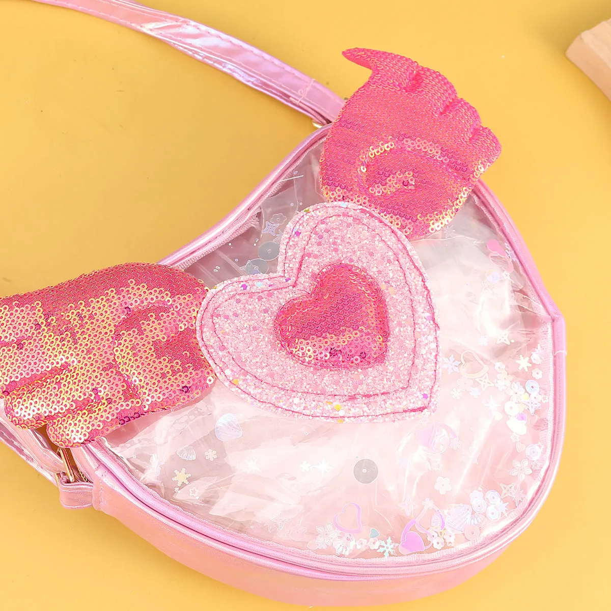 Heart Shape Side Sling Bags.