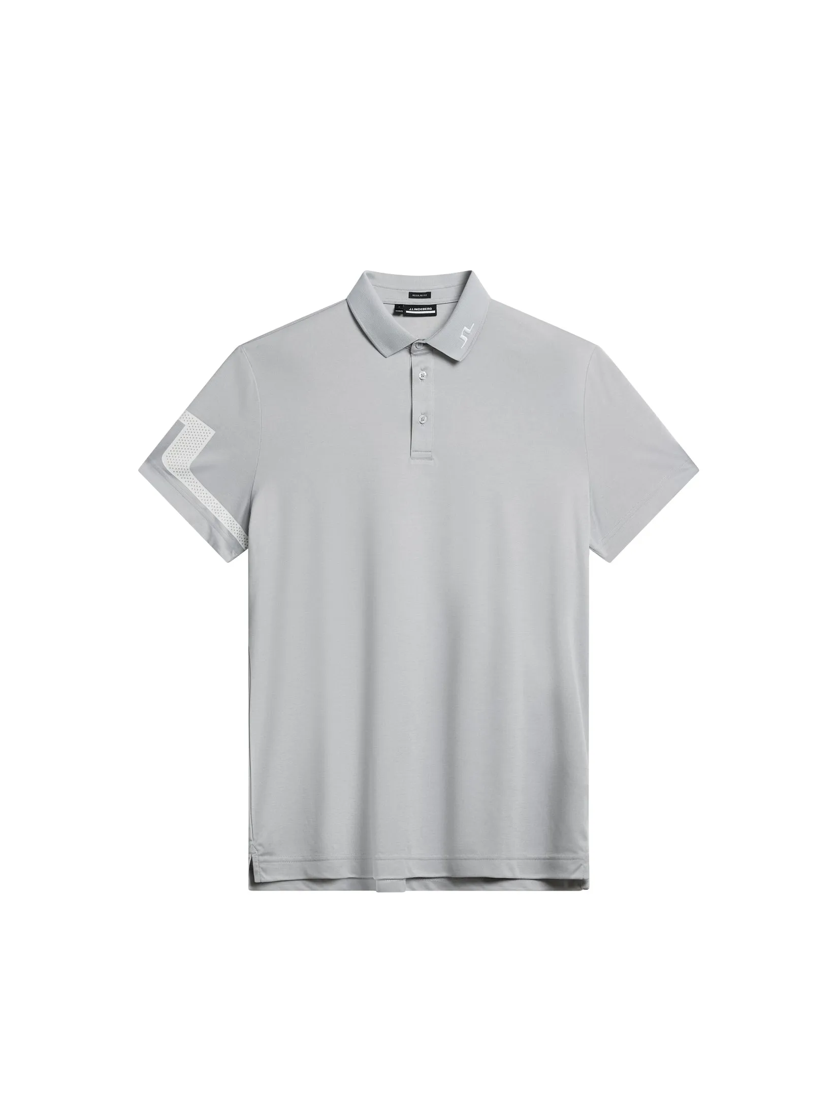 Heath Regular Fit Polo / Light Grey Melange