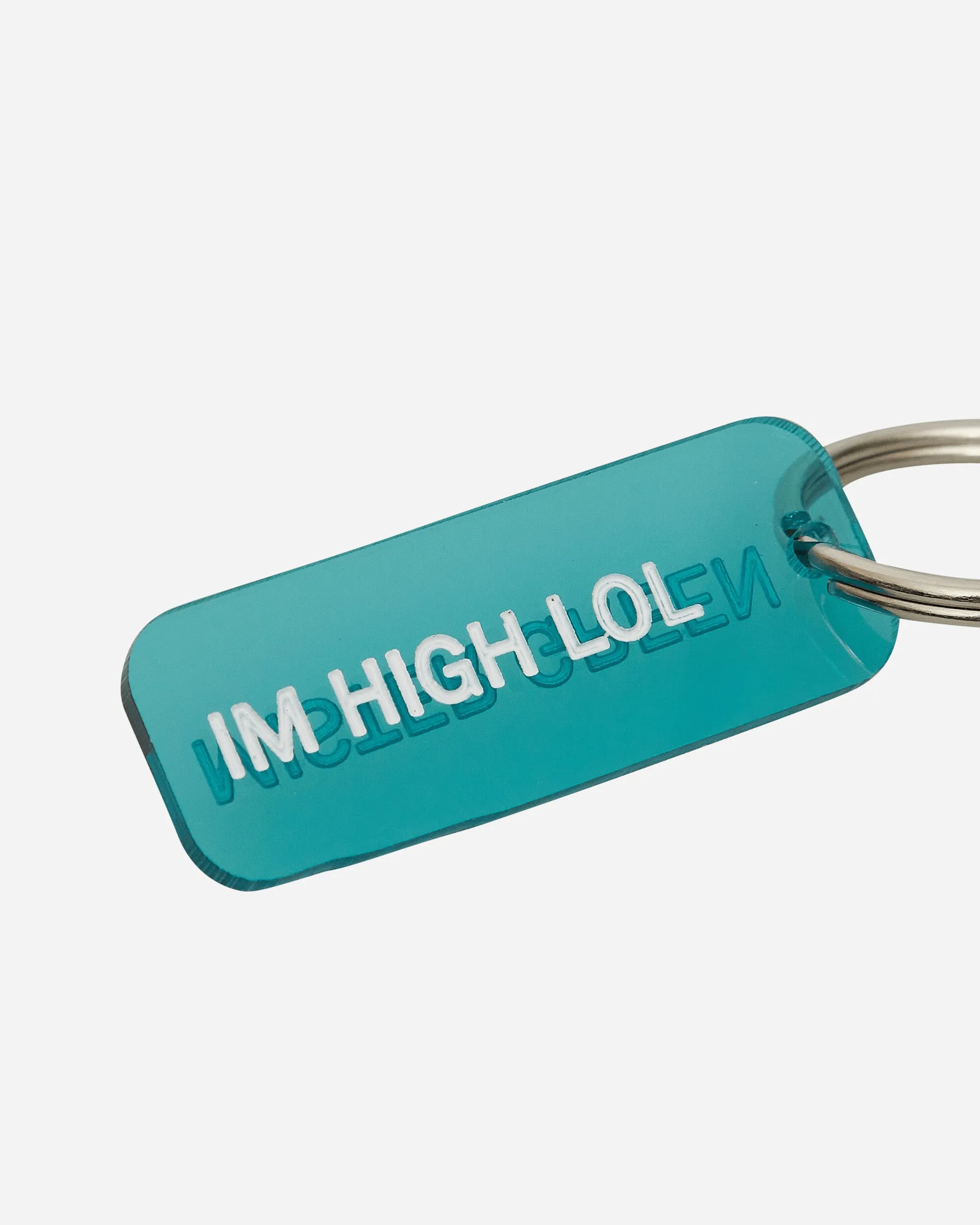 I'm High Lol Keychain Transluscent Aqua