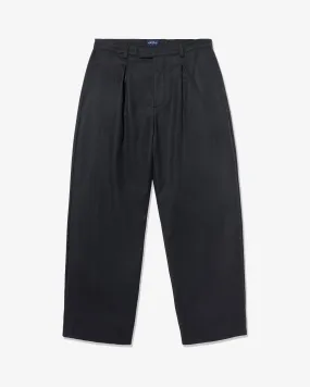 Inverted-Pleat Wool Trousers