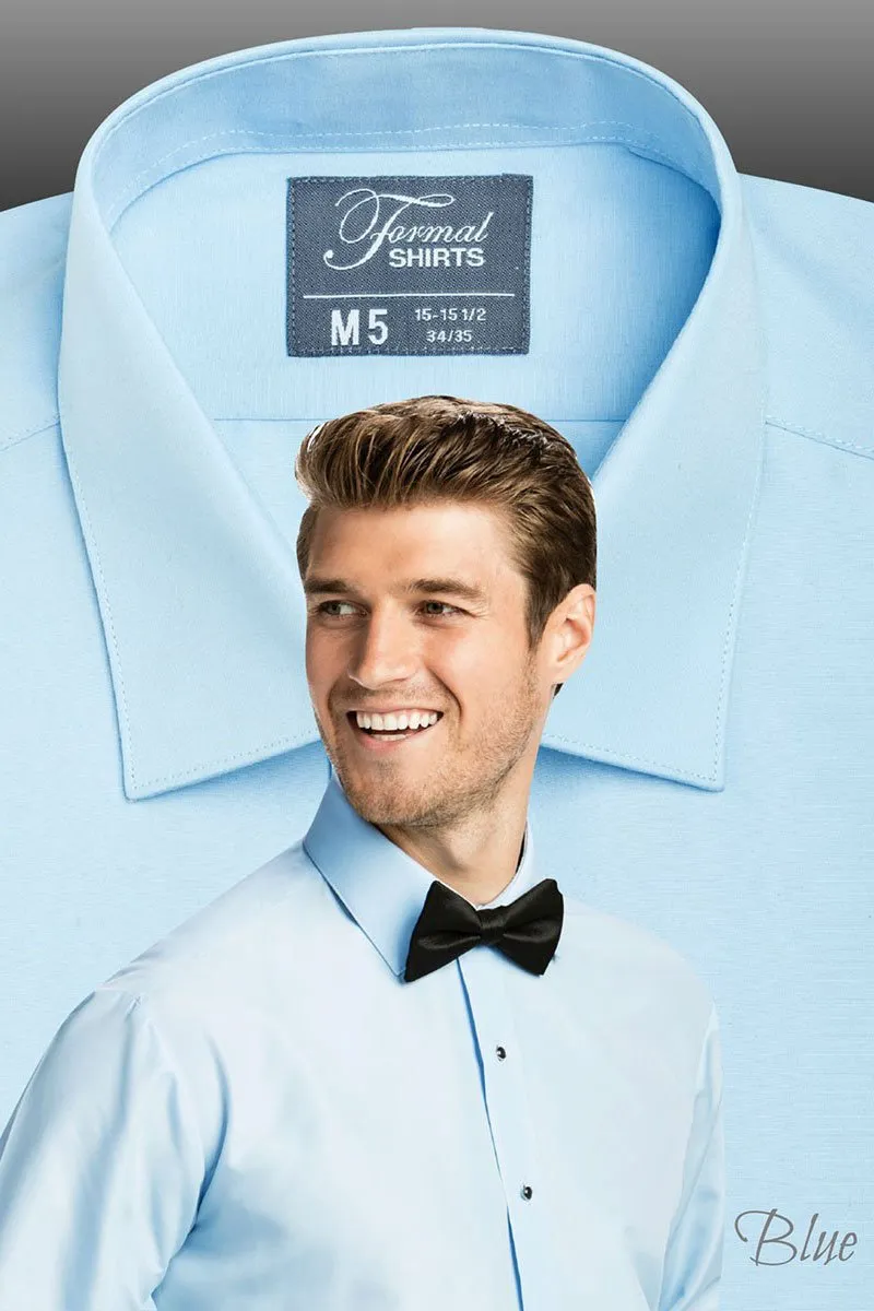 Jessie Blue Laydown Tuxedo Shirt