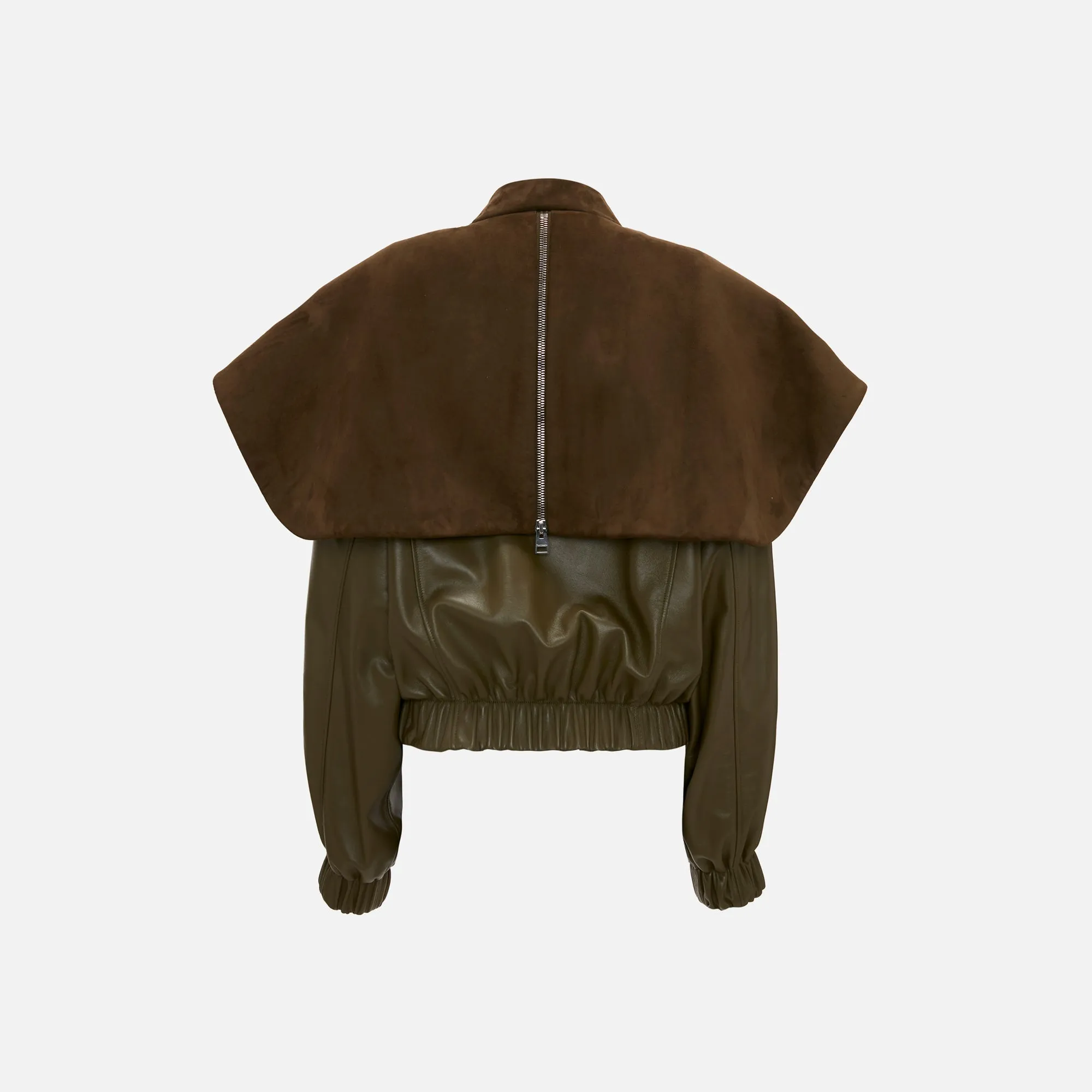 JW Anderson Oversized Collar Bomber Jacket - Khaki