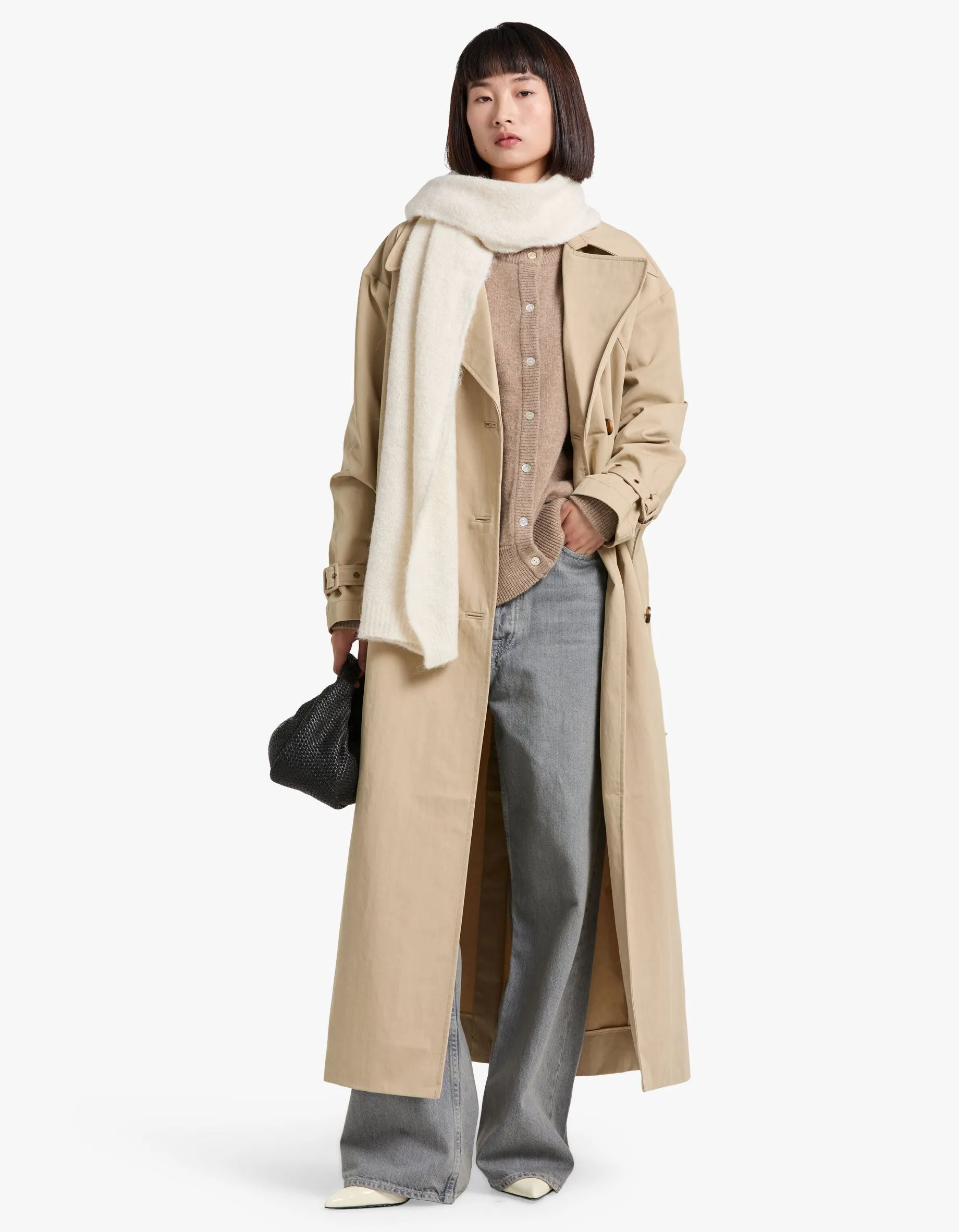 Kai Trench Coat - Khaki Beige