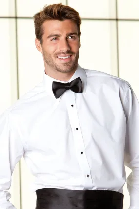 Kent White Laydown Tuxedo Shirt