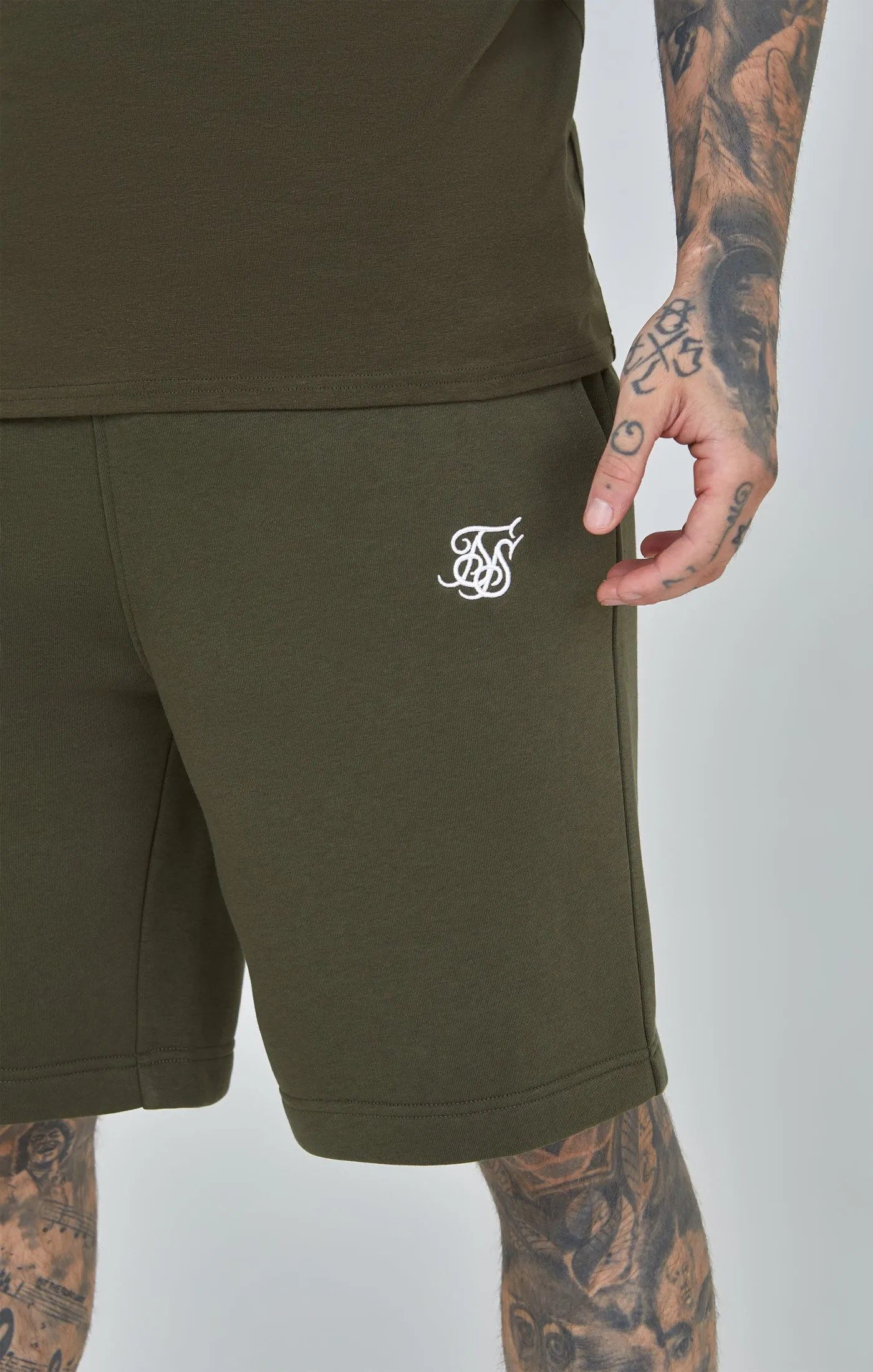 Khaki Essential Fleece Short