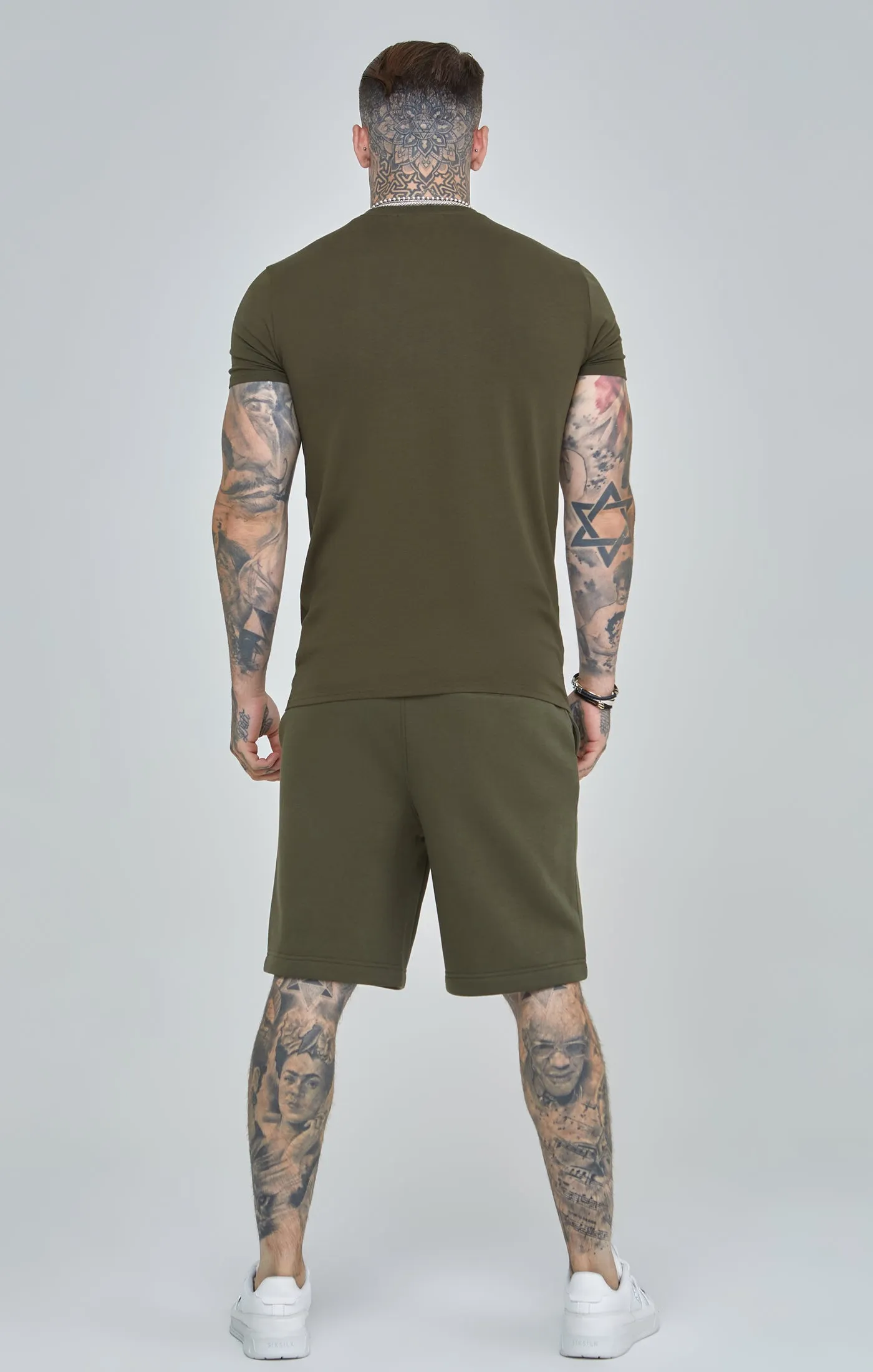 Khaki Essential Fleece Short