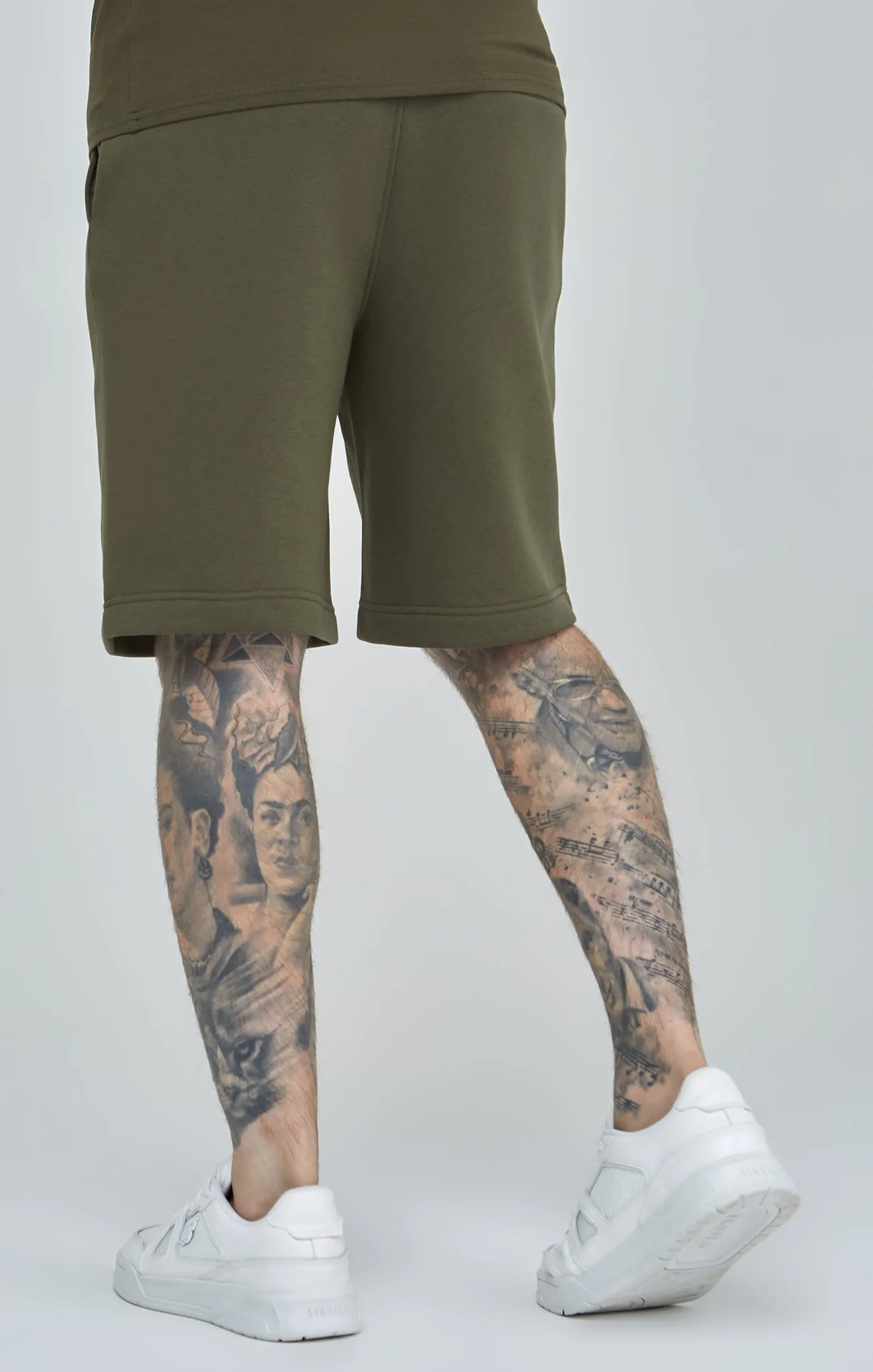 Khaki Essential Fleece Short