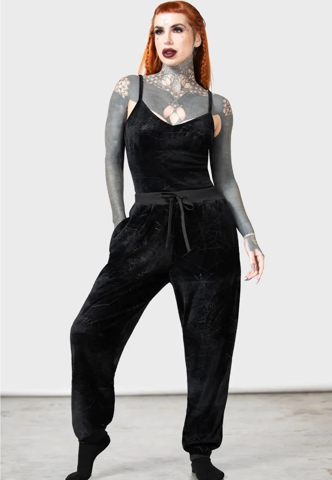 Killstar - Arachno Rest Black - Sweat Pants