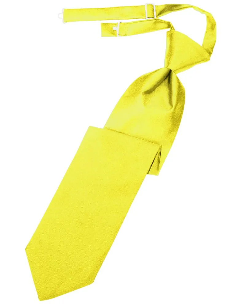 Lemon Luxury Satin Necktie