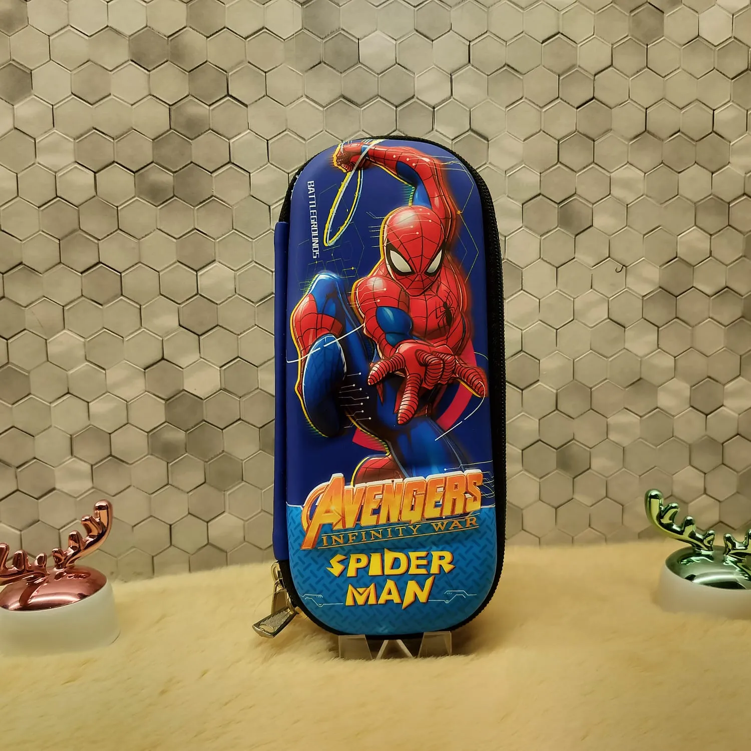 Marvels With With 3d Animation Printed Pencil Case.