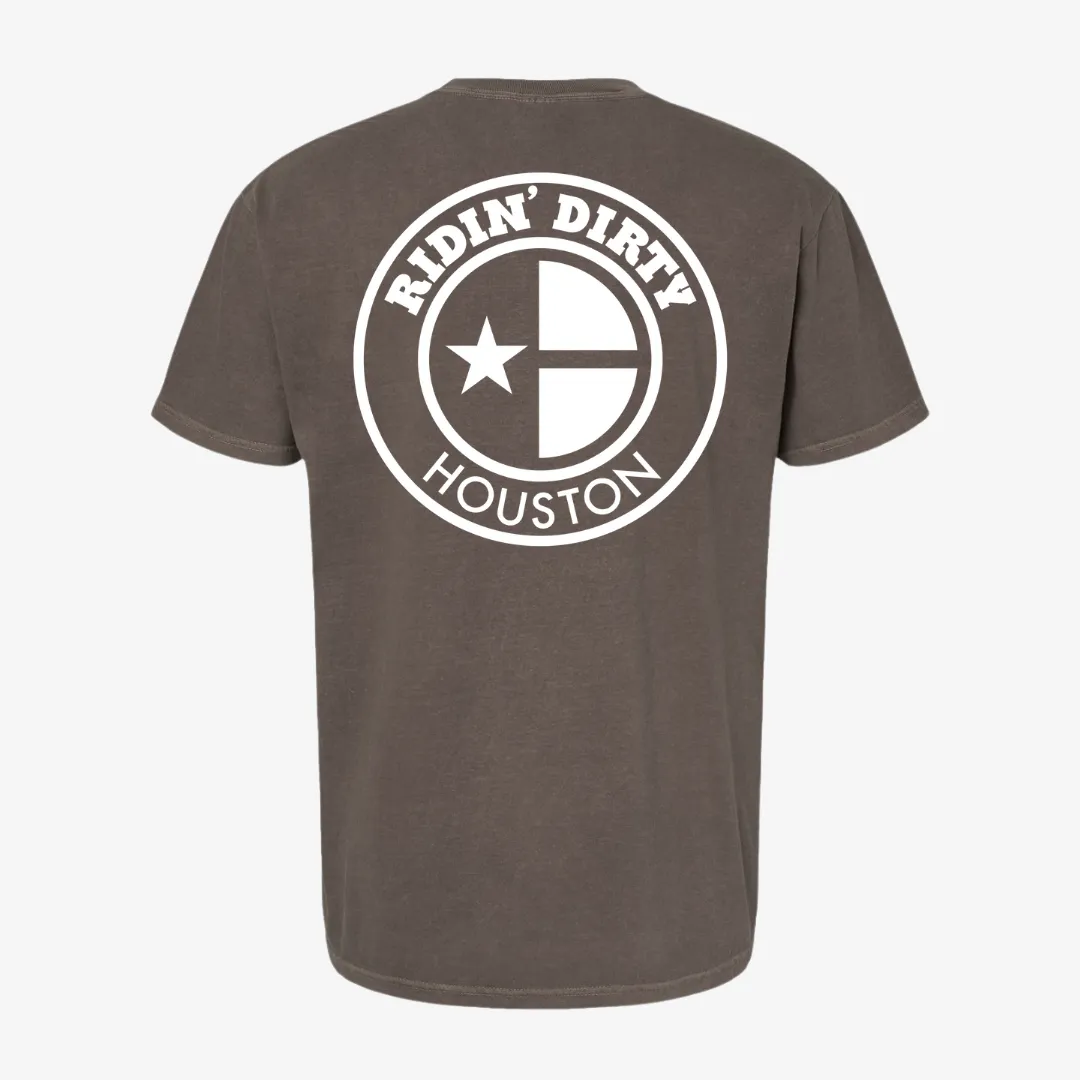 mens ridin' dirty og logo s/s tee (mocha)