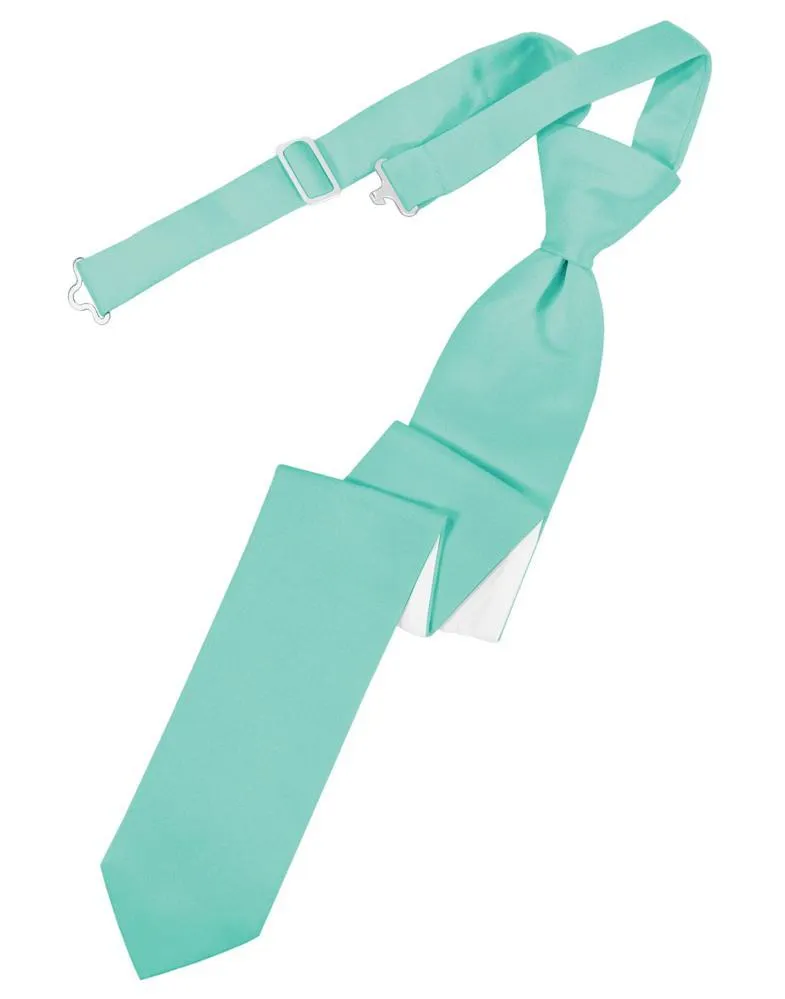 Mermaid Luxury Satin Skinny Necktie