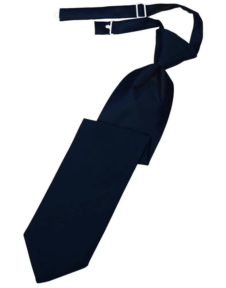 Midnight Luxury Satin Necktie