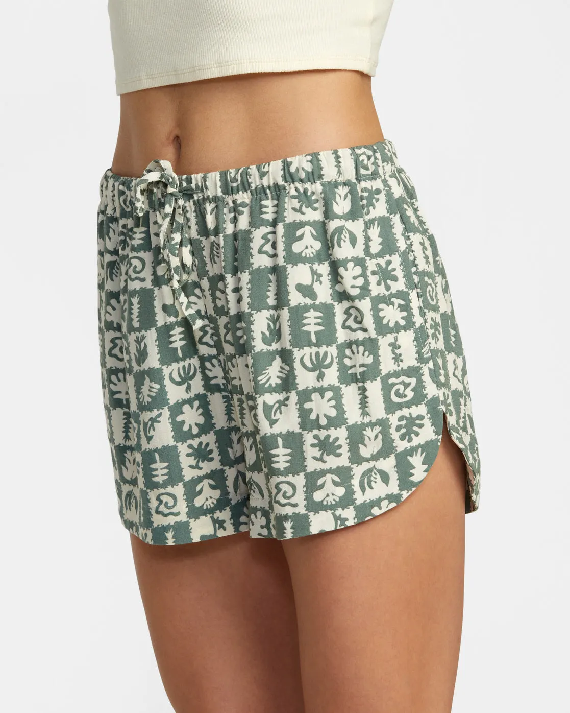 New Yume Printed Shorts - Jade