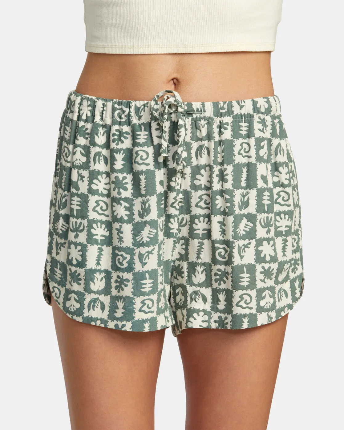 New Yume Printed Shorts - Jade