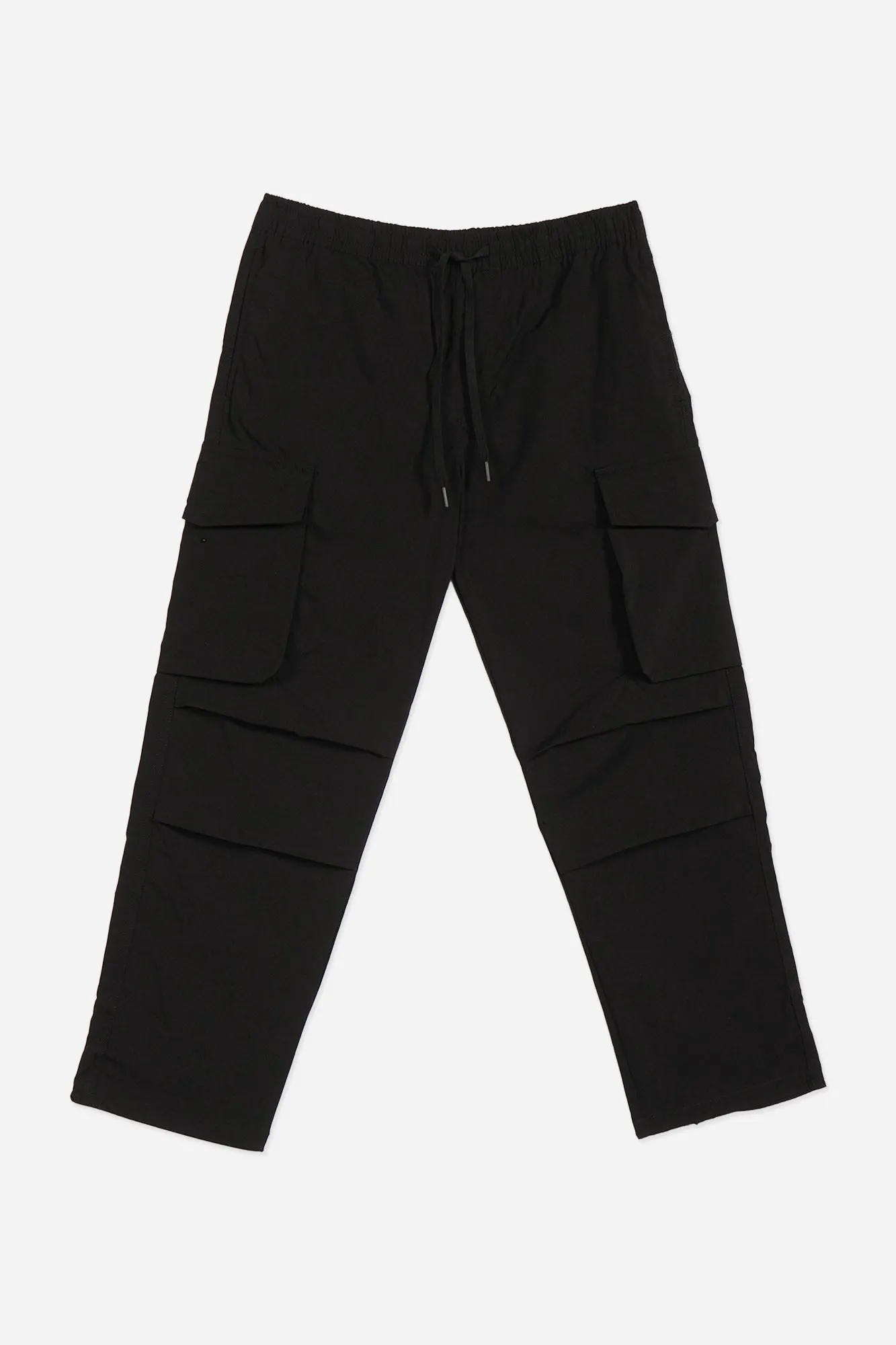 Nylon Straight Fit Cargo Trousers