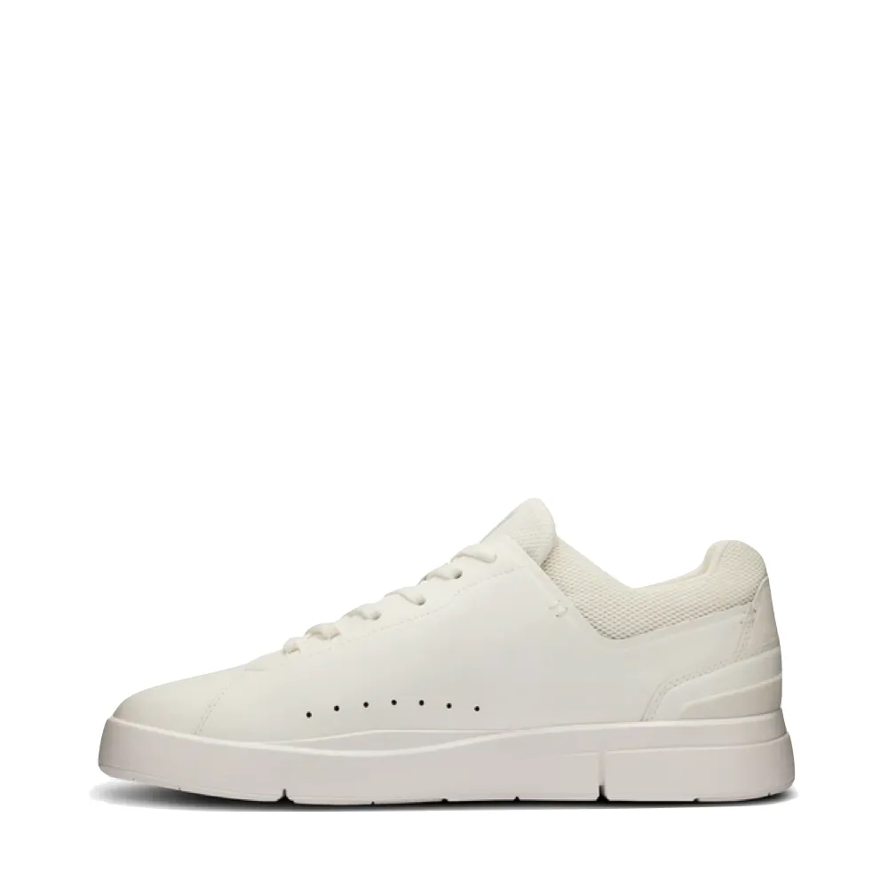 On Men's THE ROGER Advantage Sneaker in White/Undyed