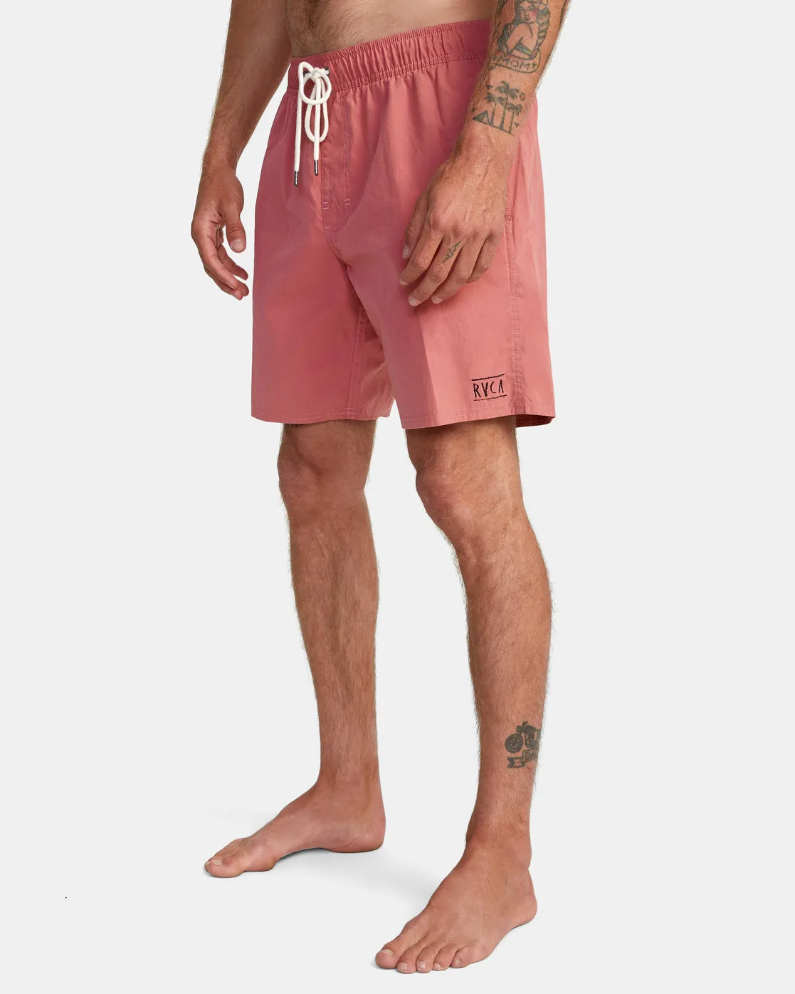 Opposites Elastic Waist 2 17 Boardshorts - Dusty Pink