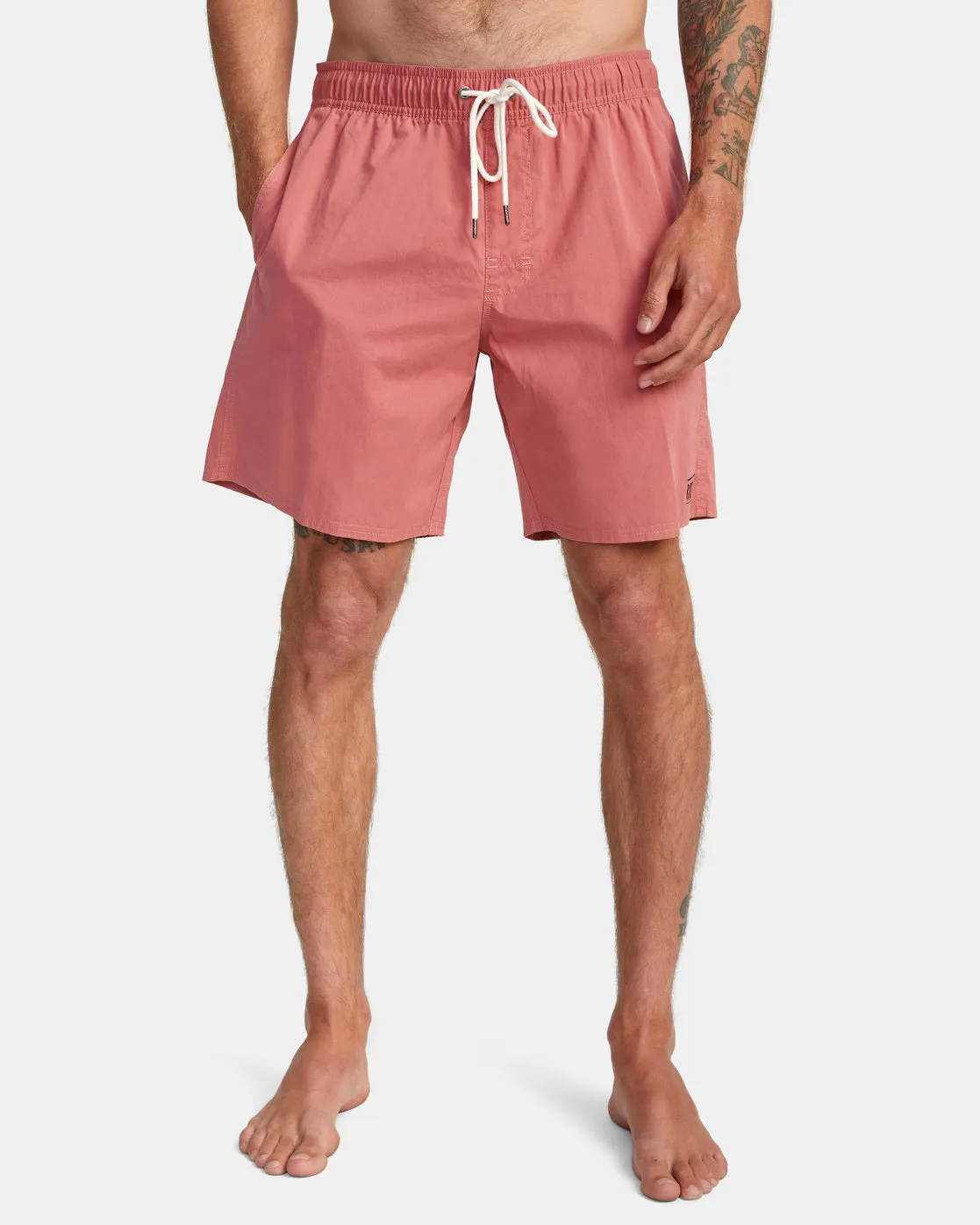 Opposites Elastic Waist 2 17 Boardshorts - Dusty Pink