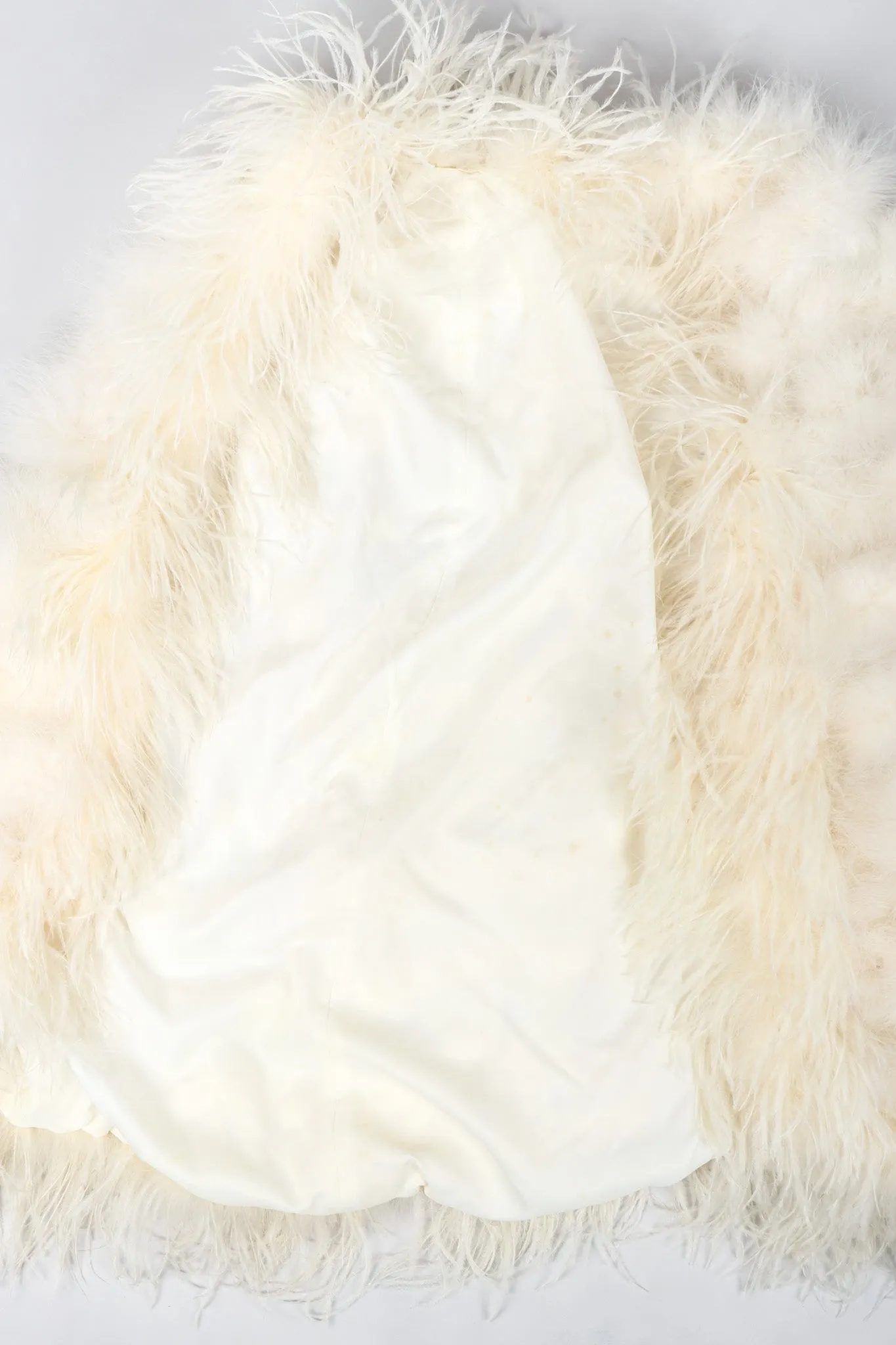 Ostrich Trimmed Marabou Cape