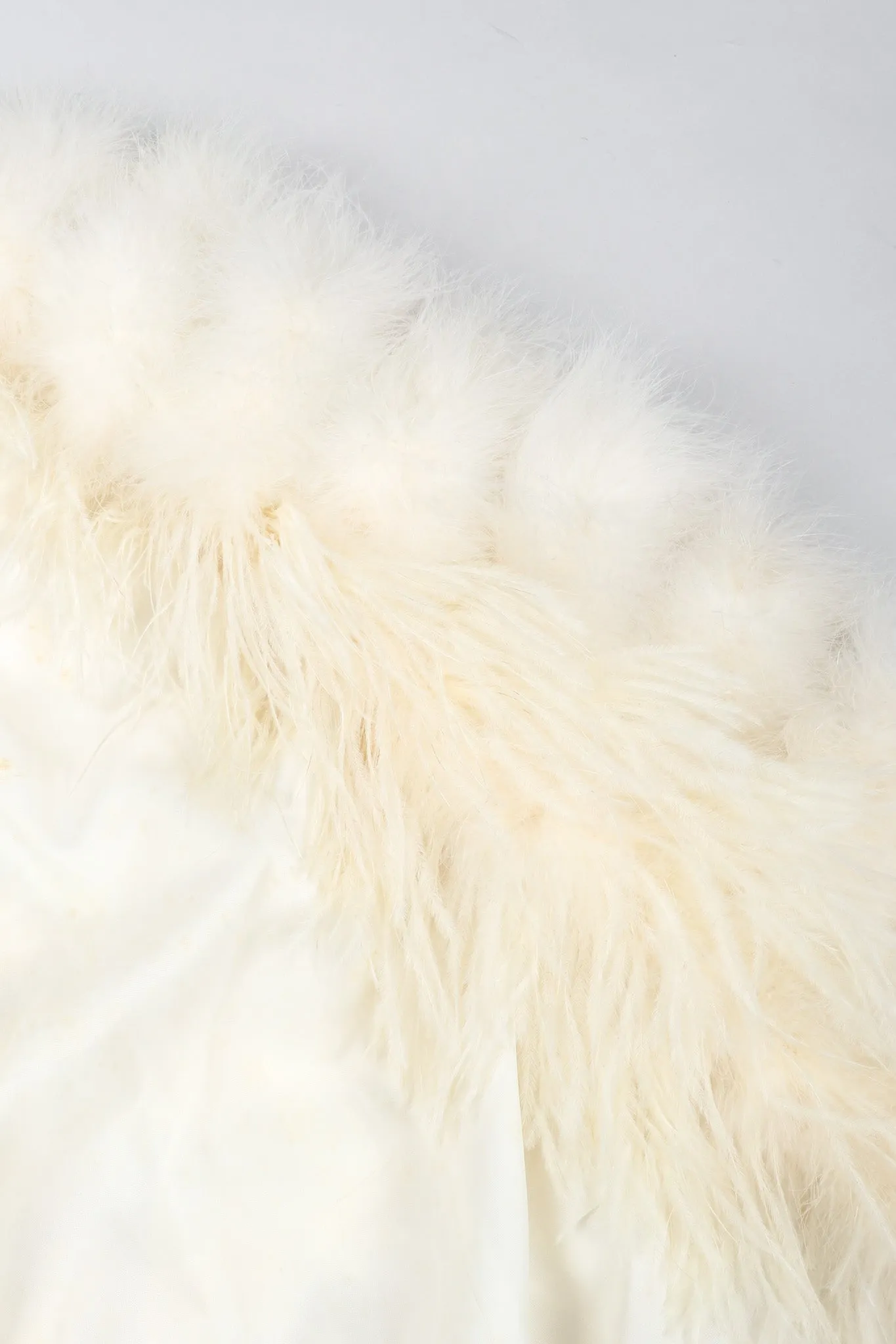 Ostrich Trimmed Marabou Cape