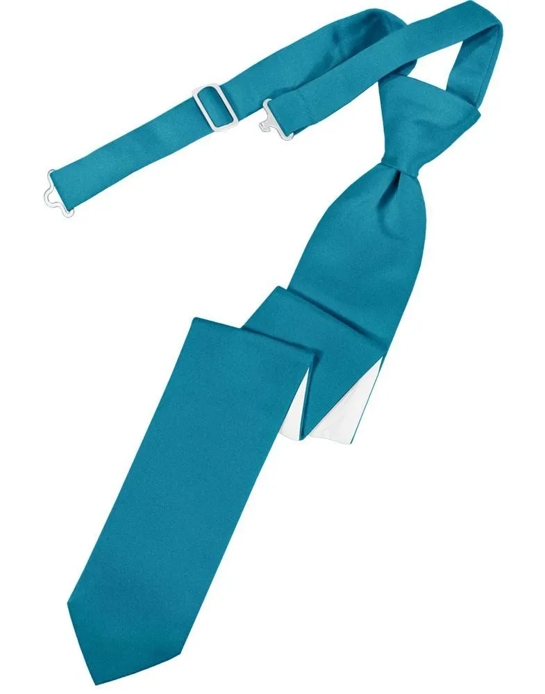 Pacific Luxury Satin Skinny Necktie