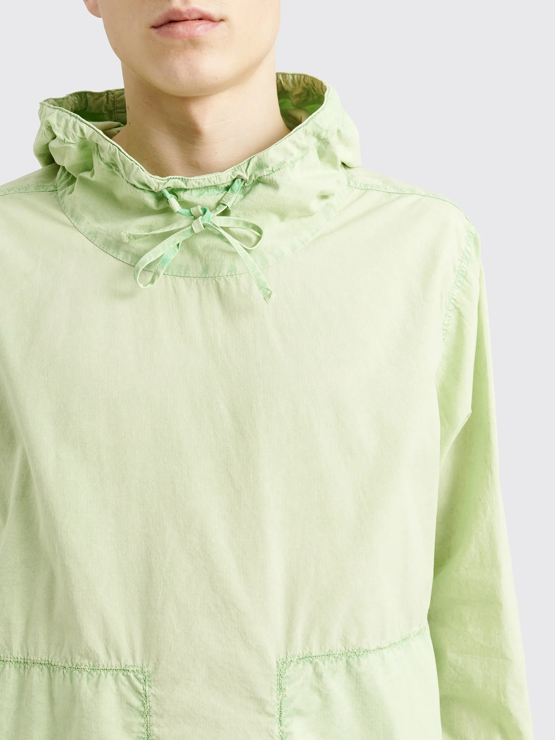 RANRA Steinn Cotton Hoodie Light Grass Green