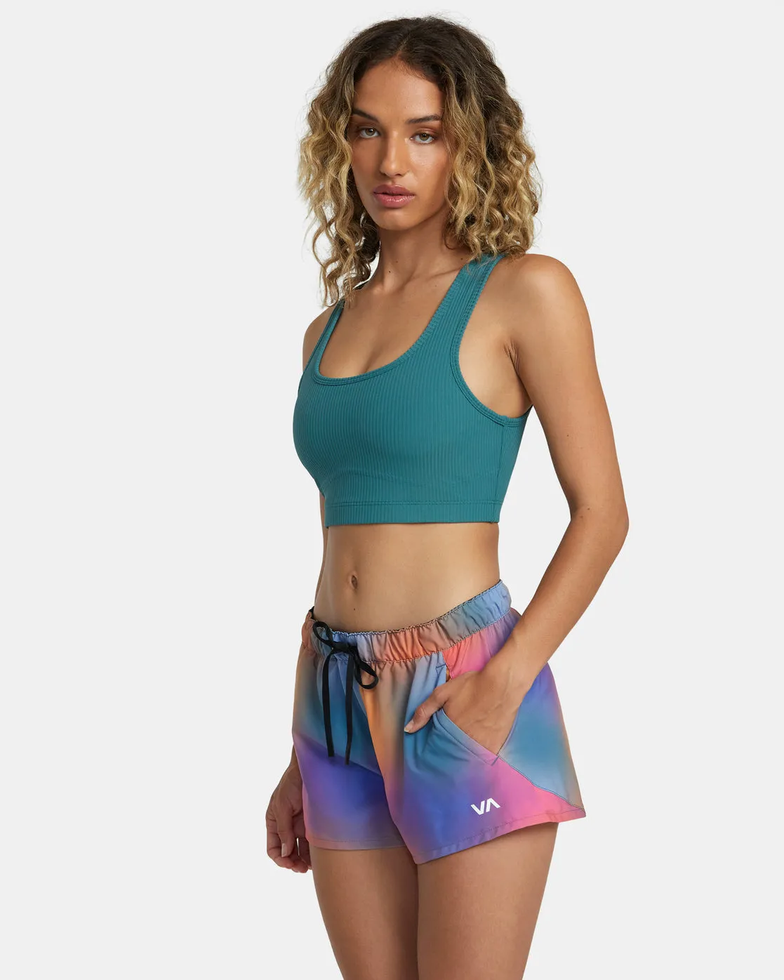 Rose Machado Training Shorts - Rose Gradient