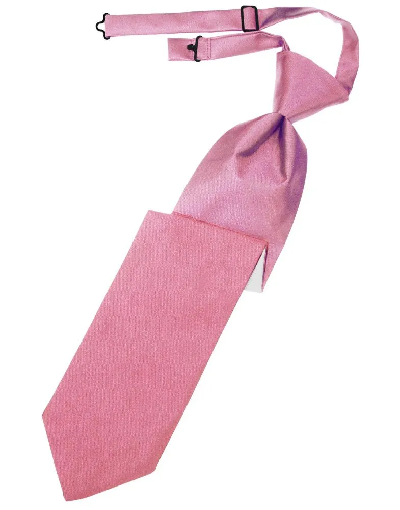 Rose Petal Luxury Satin Necktie