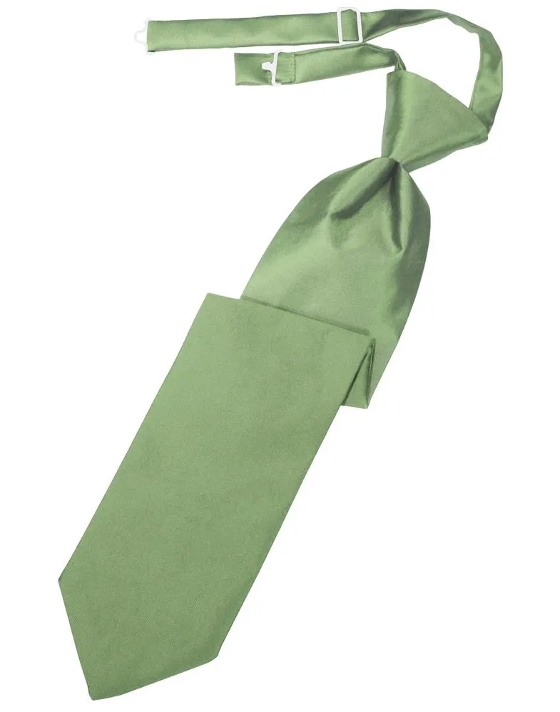 Sage Luxury Satin Necktie