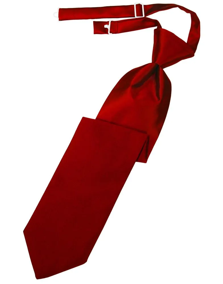 Scarlet Luxury Satin Necktie