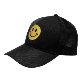 Smile Accented Mesh Baseball Cap