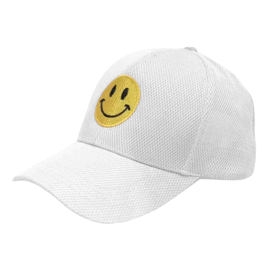 Smile Accented Mesh Baseball Cap