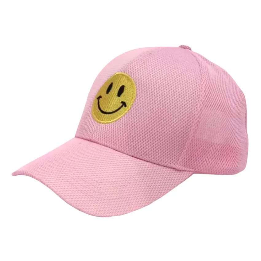 Smile Accented Mesh Baseball Cap