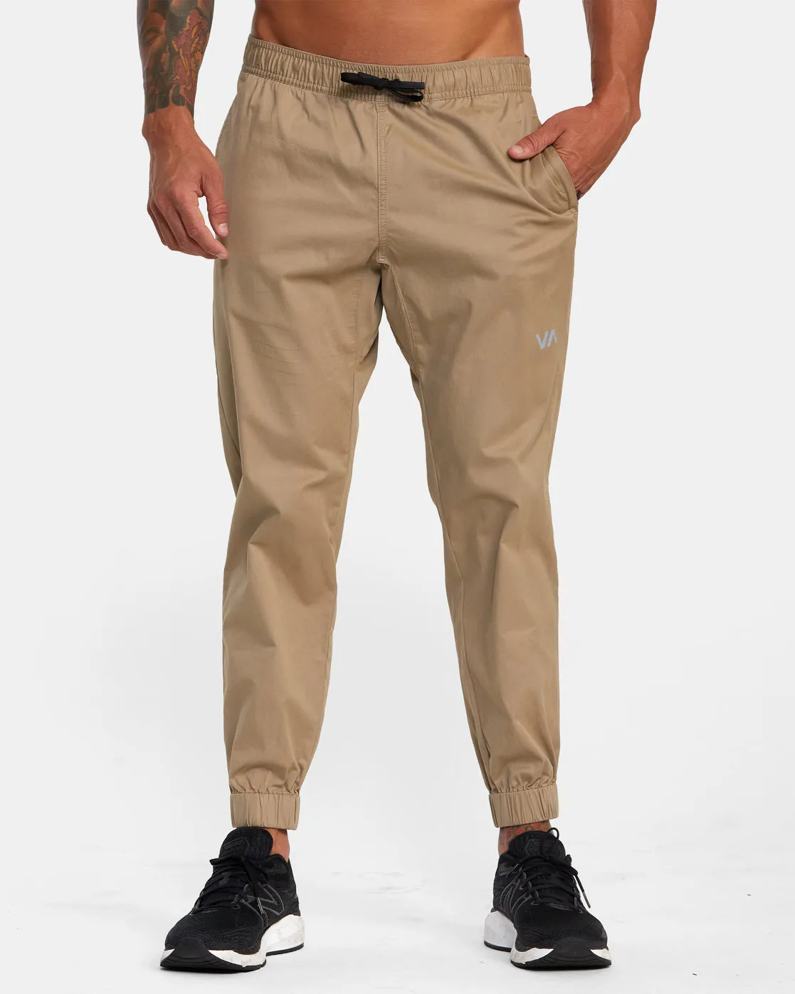 Spectrum Cuffed Track Pants - Dark Khaki