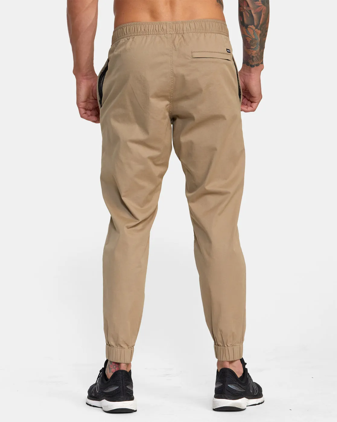 Spectrum Cuffed Track Pants - Dark Khaki