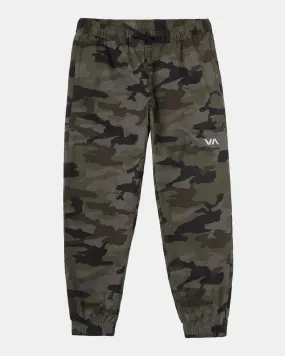 Spectrum Cuffed Track Pants - Green Camo Iii