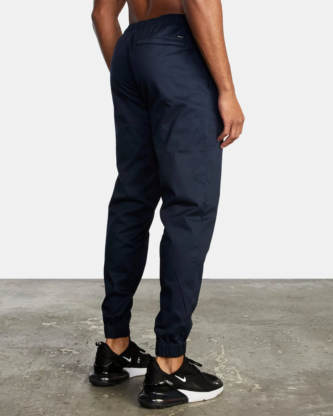 Spectrum Cuffed Track Pants - Navy