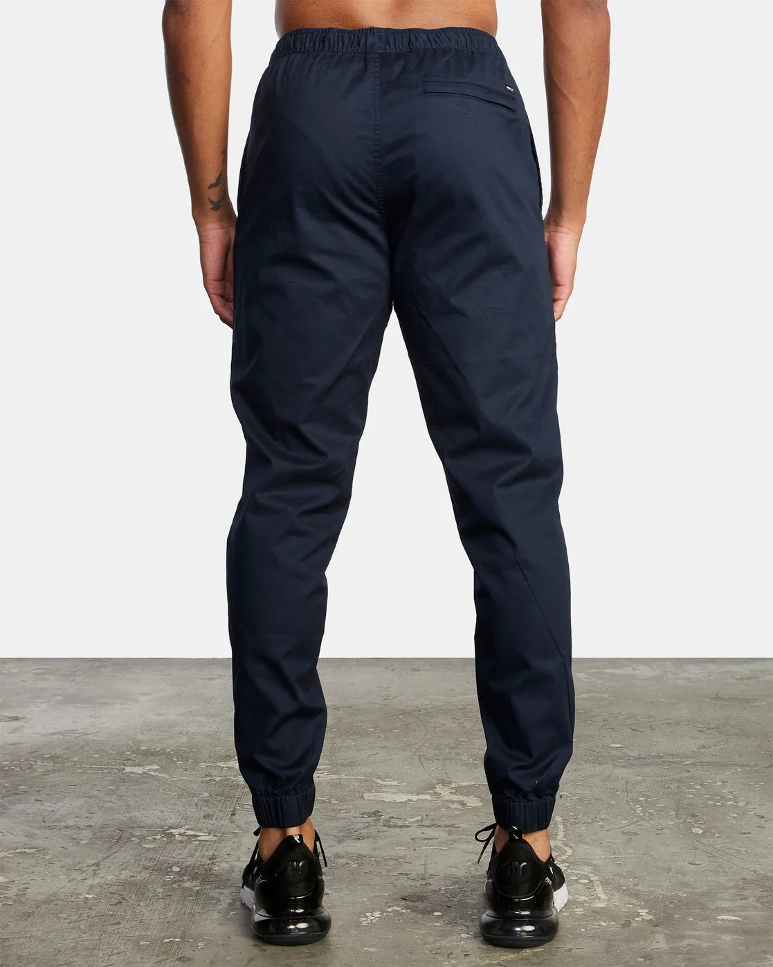 Spectrum Cuffed Track Pants - Navy