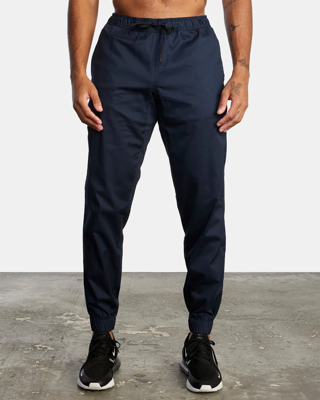 Spectrum Cuffed Track Pants - Navy