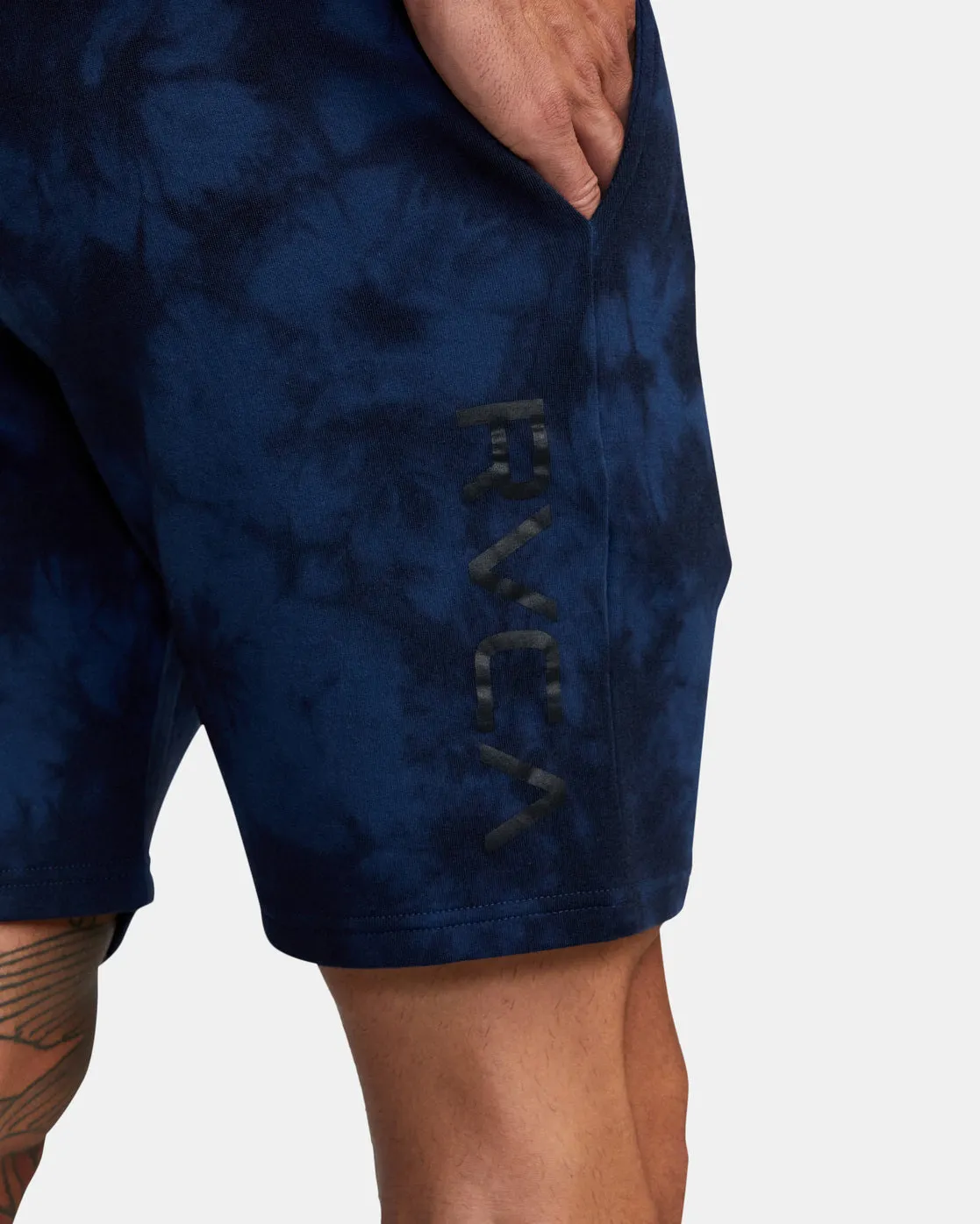 Sport IV 19 Shorts - Army Blue Tie Dye