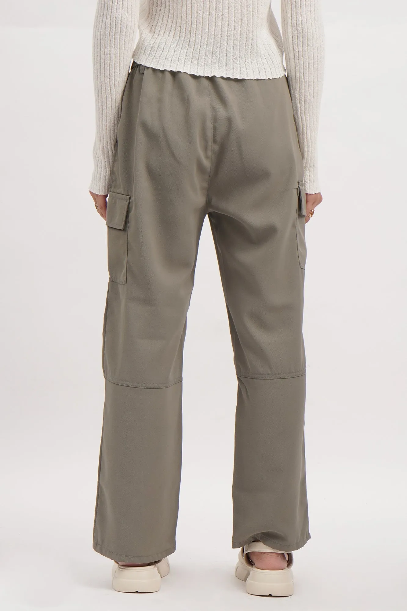 Straight Fit Cargo Trousers