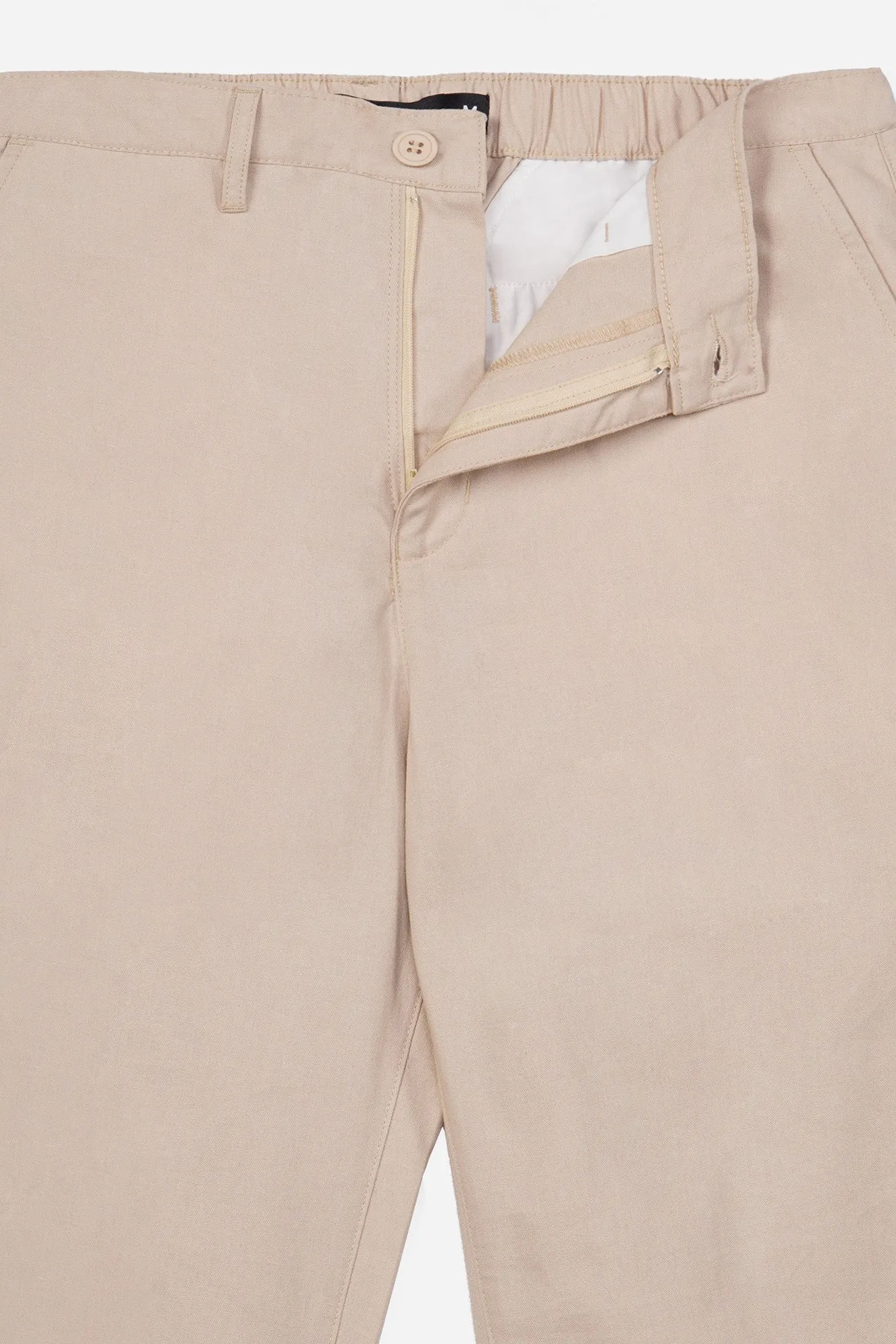 Straight Fit Linen Trouser