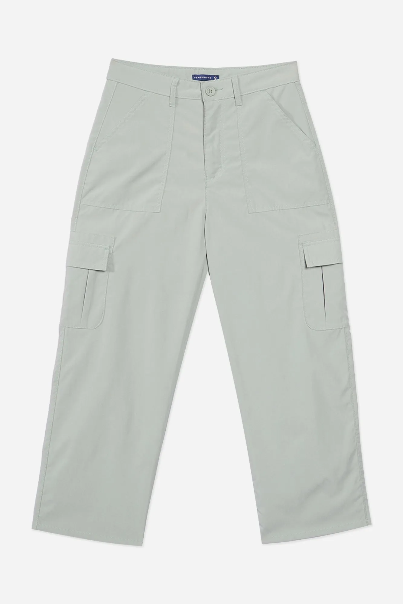 Straight Fit Nylon Cargo Pants