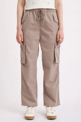 Straight Fit Pull-On Cargo Trousers