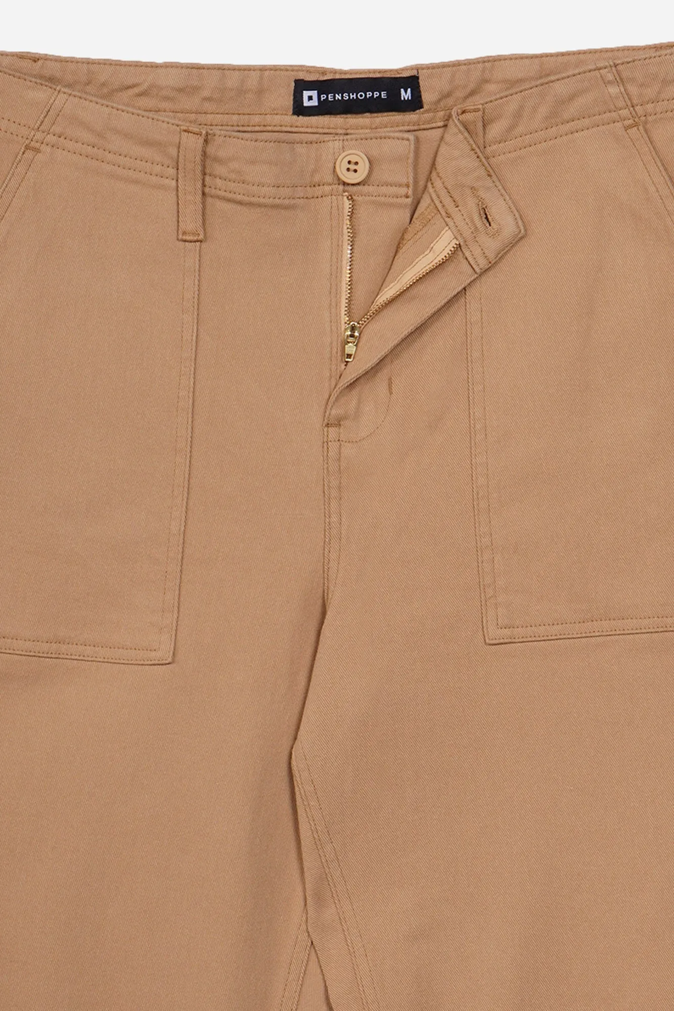 Straight Fit Trousers with Front Pocket Detail